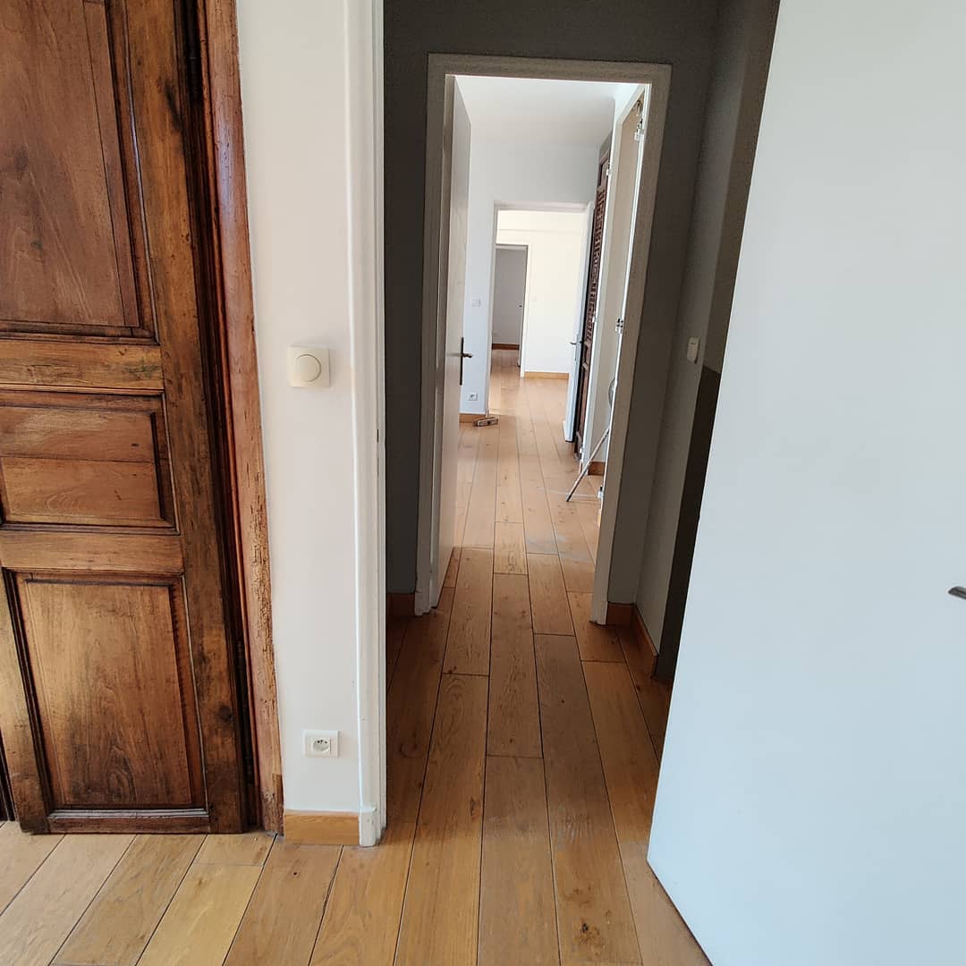 Vitrification parquet #parquet #vitrification #menuiseriesurmesure #jeponcedoncjenduis